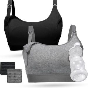 Black momcozy pumping/nursing bra